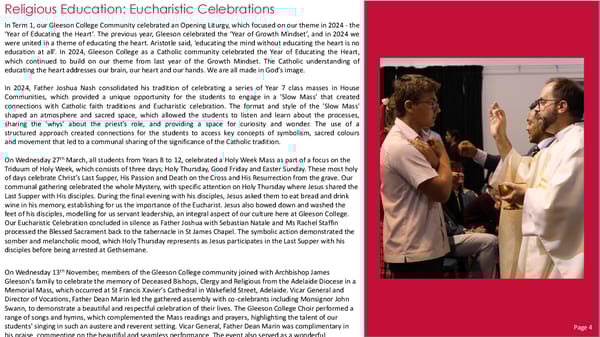 Gleeson College School Performance Report – 2024 - Page 6