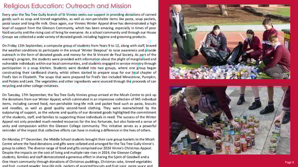 Gleeson College School Performance Report – 2024 - Page 8