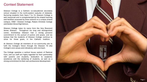 Gleeson College School Performance Report – 2024 - Page 3
