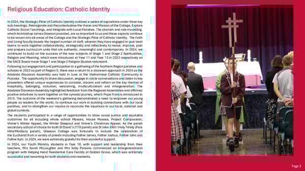 Gleeson College School Performance Report – 2024 - Page 5