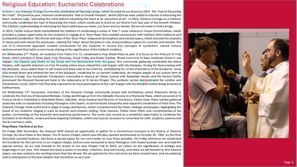 Gleeson College School Performance Report – 2024 - Page 6