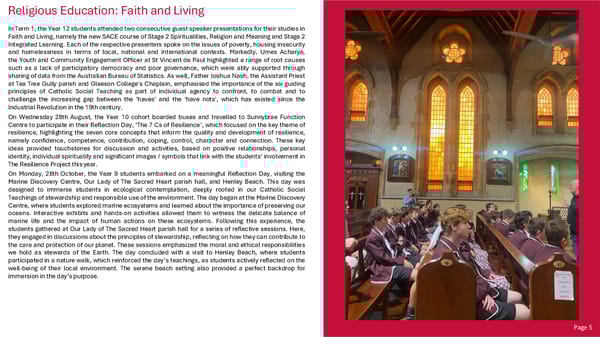 Gleeson College School Performance Report – 2024 - Page 7