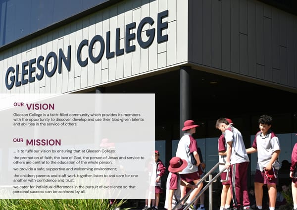 2026 Gleeson College Middle Years Curriculum Guide - Page 2