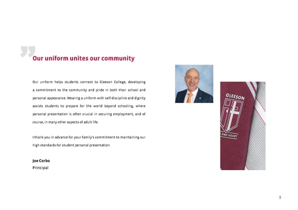 Gleeson College Uniform Guide and Expectations - Page 3