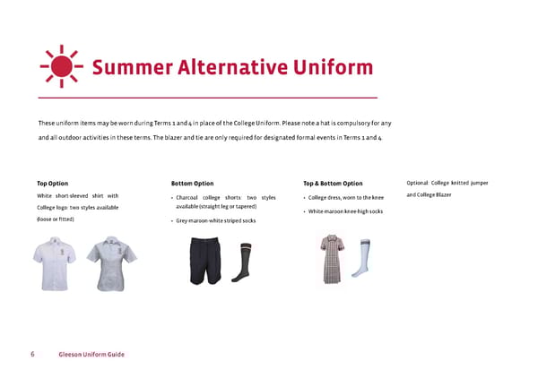 Gleeson College Uniform Guide and Expectations - Page 6