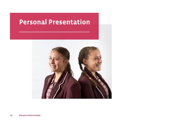 Gleeson College Uniform Guide and Expectations - Page 10