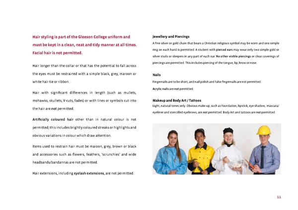 Gleeson College Uniform Guide and Expectations - Page 11