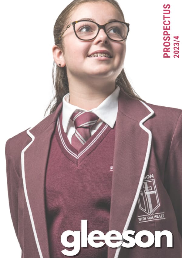 Gleeson College Prospectus  - Page 1