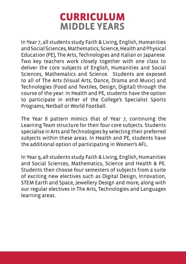 Gleeson College Prospectus - Page 14