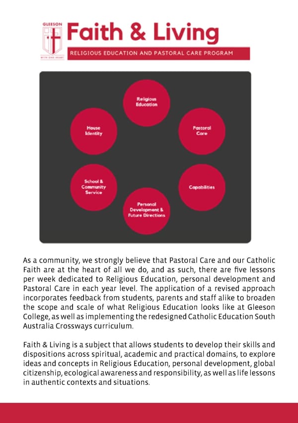 Gleeson College Prospectus  - Page 18