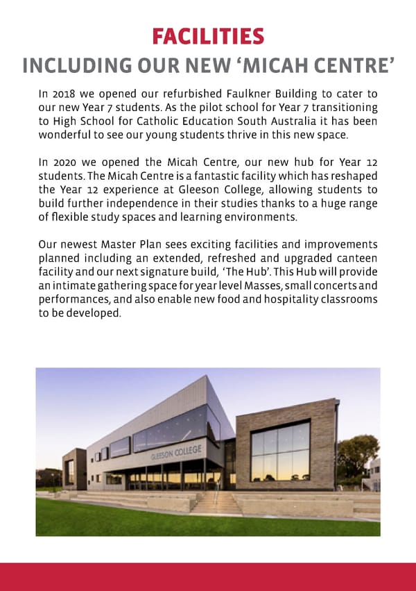 Gleeson College Prospectus - Page 21
