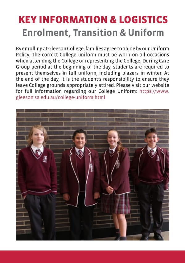 Gleeson College Prospectus - Page 27