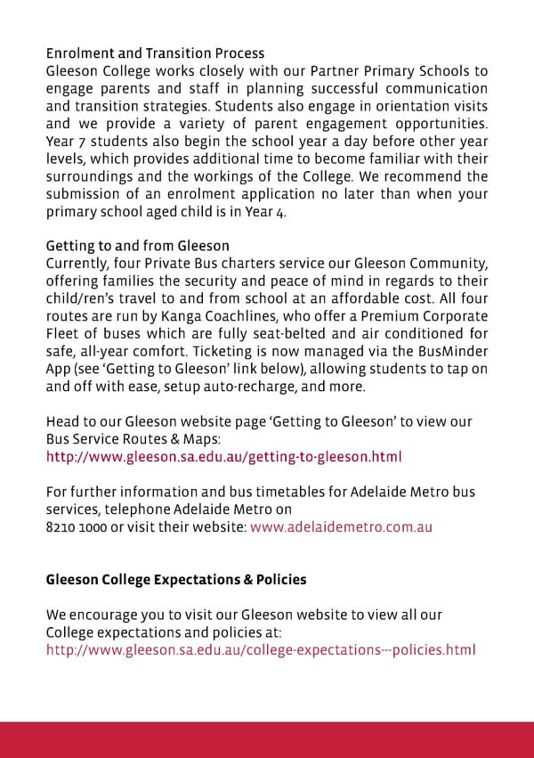 Gleeson College Prospectus  - Page 28