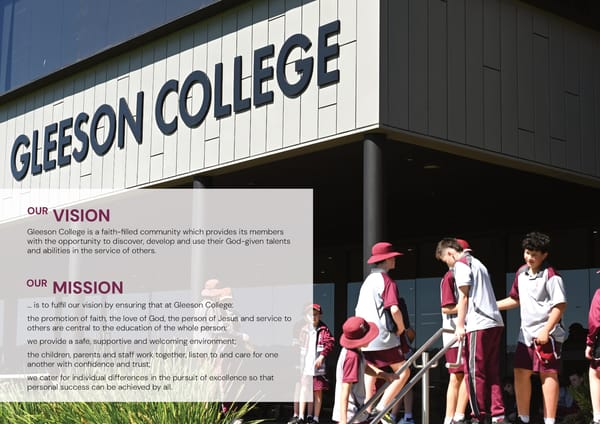 2026 Gleeson College Middle Years Curriculum Guide - Page 2